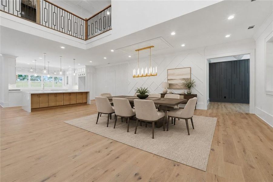 Furnished interior view inside a new home in , Bethlehem (Image 55).