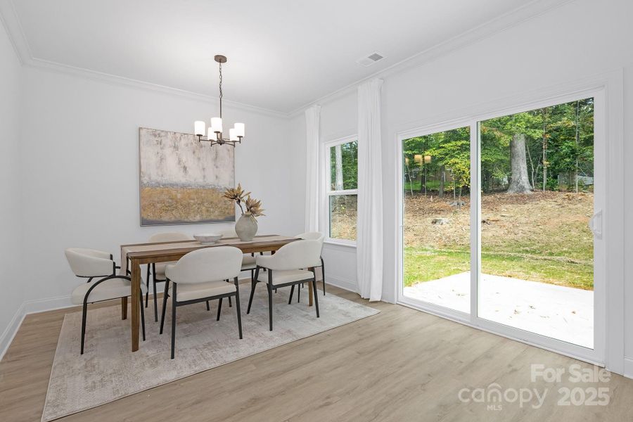 Furnished interior view inside a new home in , Waxhaw (Image 8).