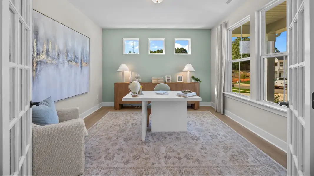 The Jordan Plan by DRB Homes in McBride Indian Trail, NC - Office