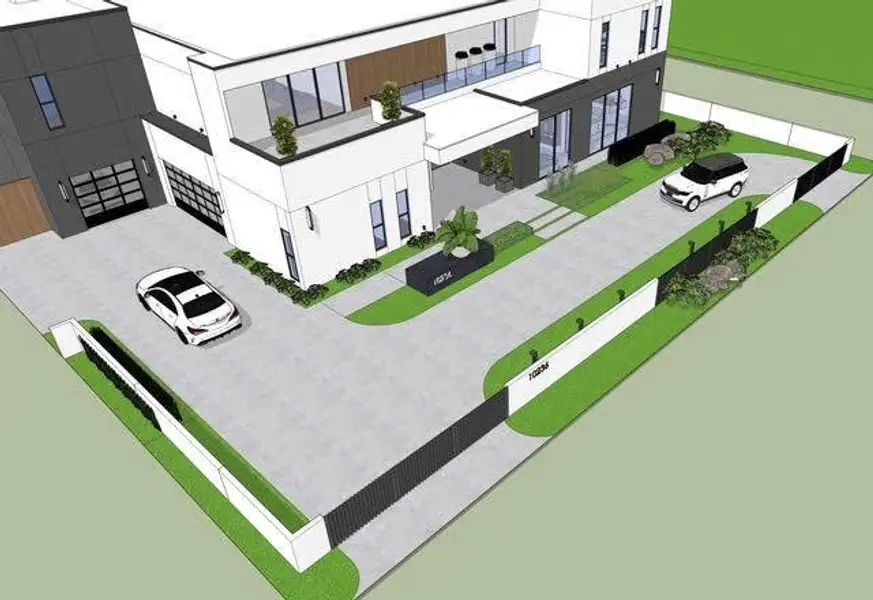 Exterior rendering of this home design in , Dallas, TX (Image 3). Exterior rendering of this home design in , Dallas, TX (Image 3).