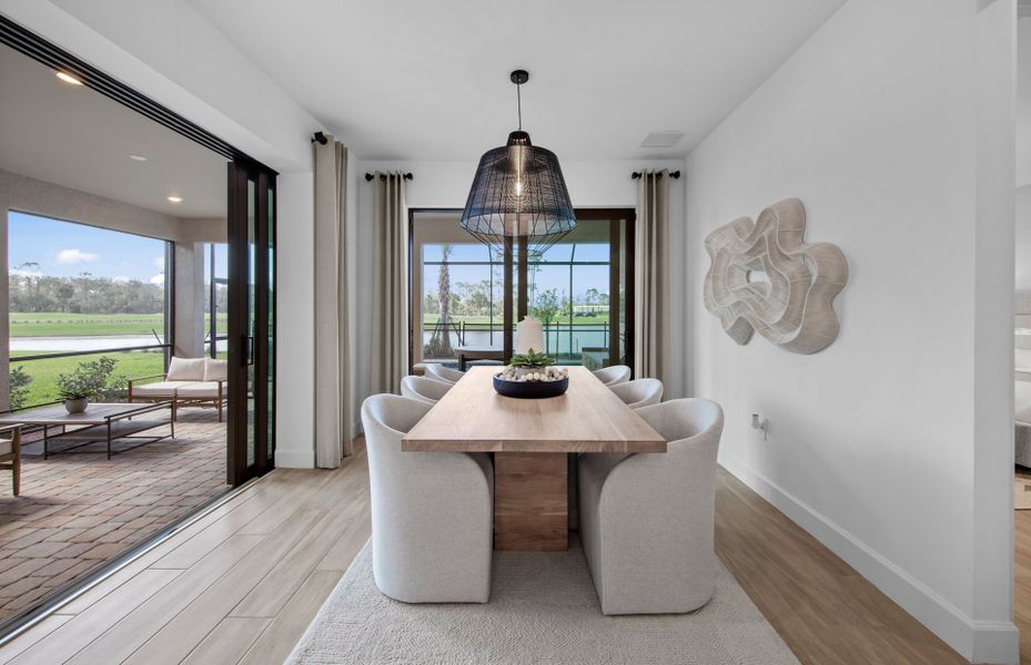 Furnished interior view inside a new home in Terreno, Naples (Image 8).
