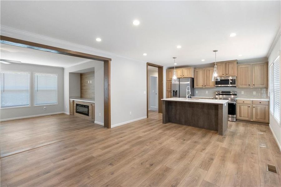 Furnished interior view inside a new home in , Clarkesville (Image 12).