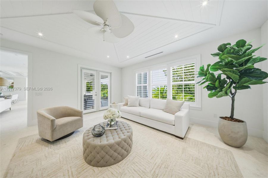 Furnished interior view inside a new home in , Islamorada, Village of Islands (Image 7).