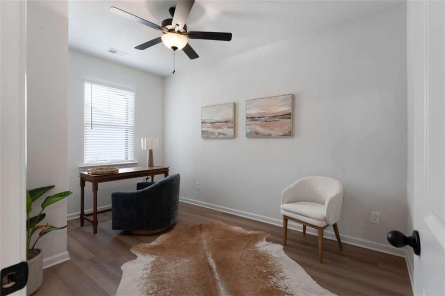 Furnished interior view inside a new home in , Cedartown (Image 17).