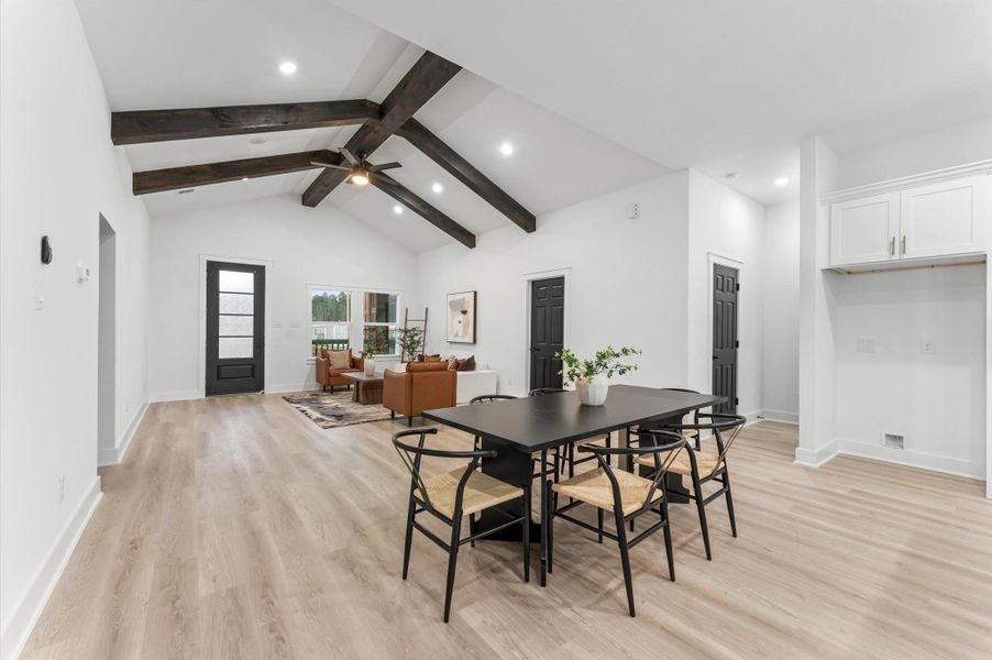Furnished interior view inside a new home in , Huffman (Image 14).