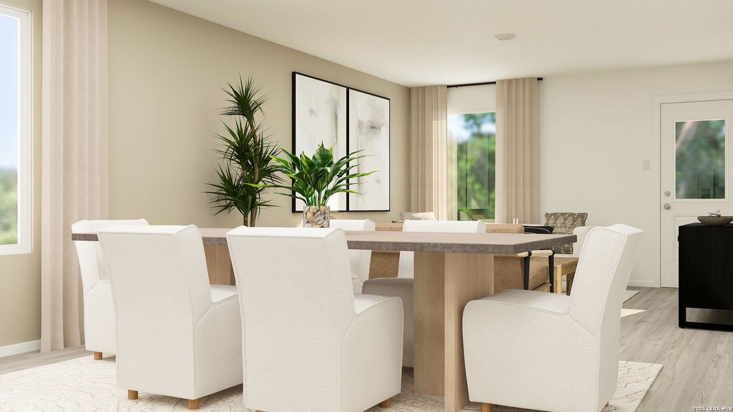 Furnished interior view inside a new home in Stone Garden, Elmendorf (Image 30).