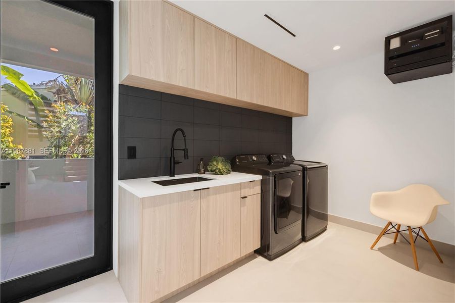 Furnished interior view inside a new home in , Miami (Image 13).