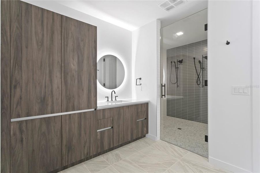 Furnished interior view inside a new home in , St. Petersburg (Image 8).