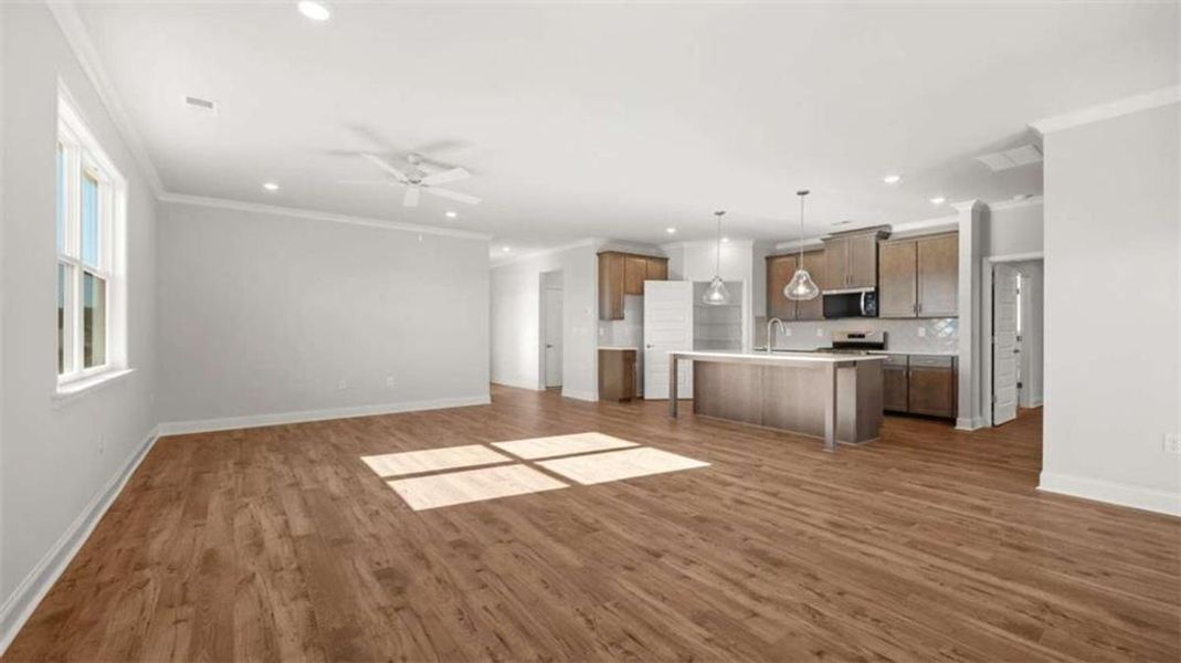 Spacious, unfurnished interior of a new home in Oak Ridge Meadows - Active Adult, Locust Grove (Image 23).
