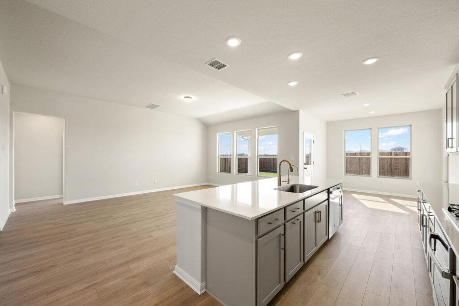 Furnished interior view inside a new home in Willow Springs, Buda (Image 9).