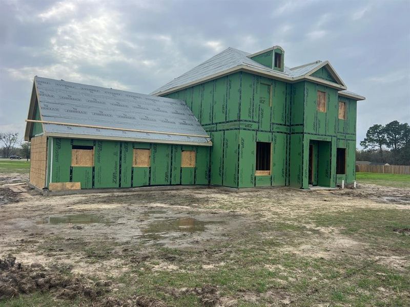 In-progress construction of a new home in , Terrell, TX (Image 4).