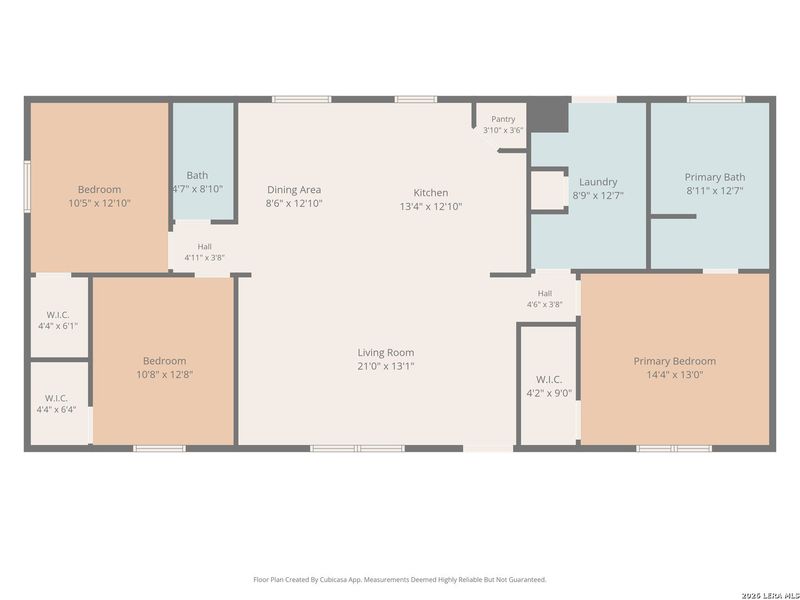2D floor plan layout of this home in , Poteet, TX (Image 3).