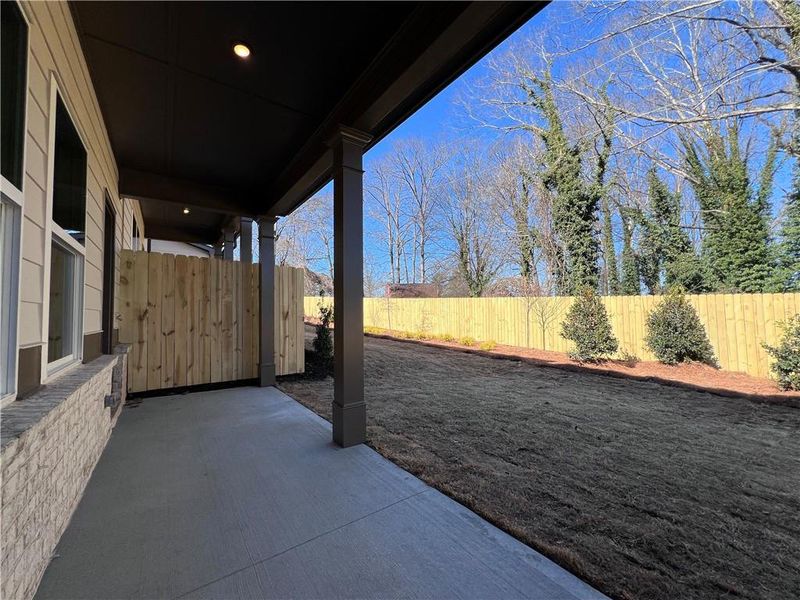 Exterior details and patio area of a home in , Norcross (Image 19).