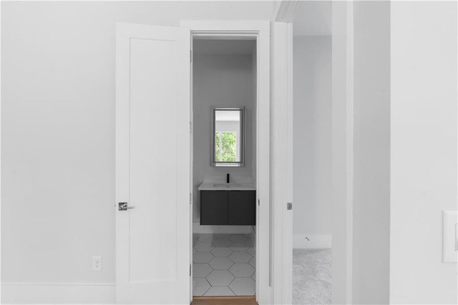 Furnished interior view inside a new home in , Atlanta (Image 9).