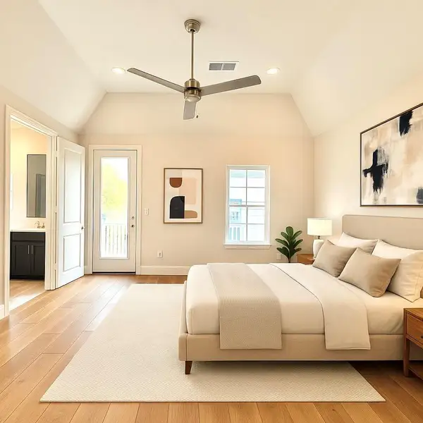 Furnished interior view inside a new home in Eastwood Green, Houston (Image 8).