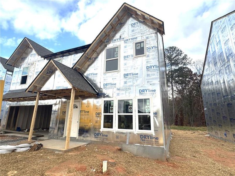 In-progress construction of a new home in Twin Lakes, Hoschton, GA (Image 5).