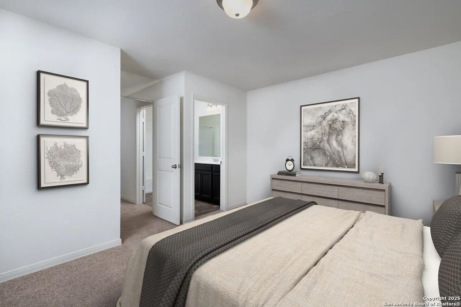 Furnished interior view inside a new home in Saddlebrook Ranch, Schertz (Image 11).