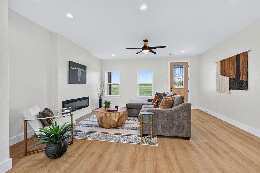 Furnished interior view inside a new home in , Sadler (Image 19). Furnished interior view inside a new home in , Sadler (Image 19).