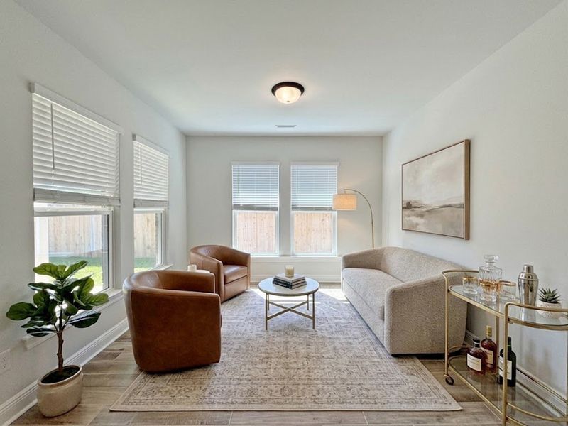 Furnished interior view inside a new home in Natureview, Freeport (Image 12).