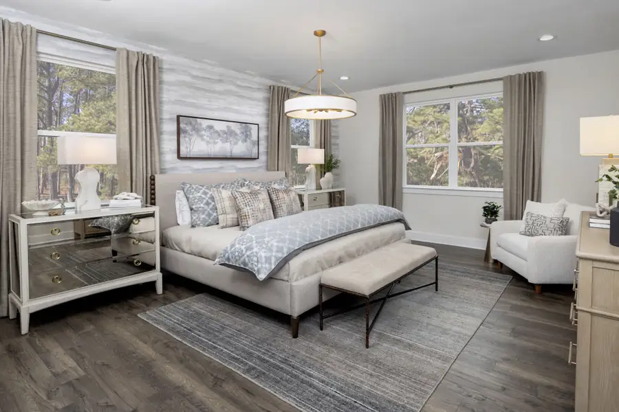 Representative furnished interior of a home built from the Clearwater by Mattamy Homes in Madison Park, Lillington (Image 8).