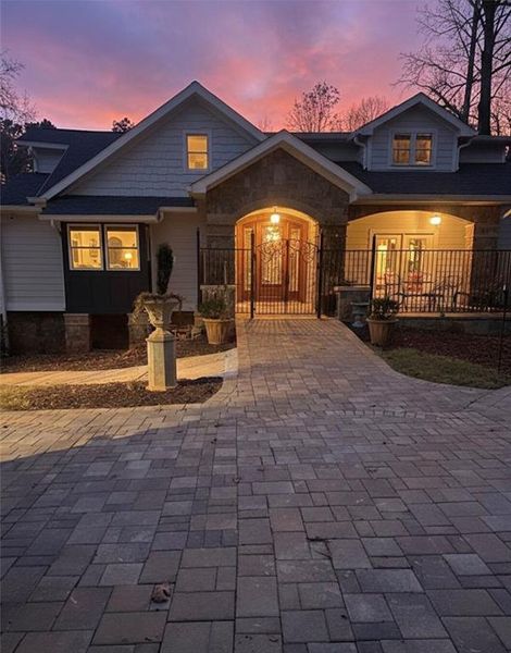 Exterior details and patio area of a home in , Marietta (Image 3).