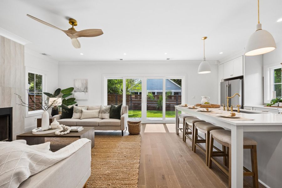 Furnished interior view inside a new home in , Beaufort (Image 11).
