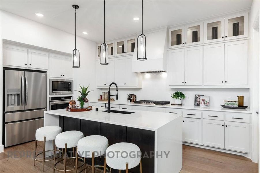 Furnished interior view inside a new home in Aster Park: 50ft. lots, McKinney (Image 35).