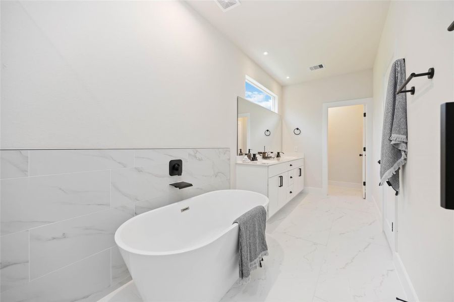Furnished interior view inside a new home in , Houston (Image 35).
