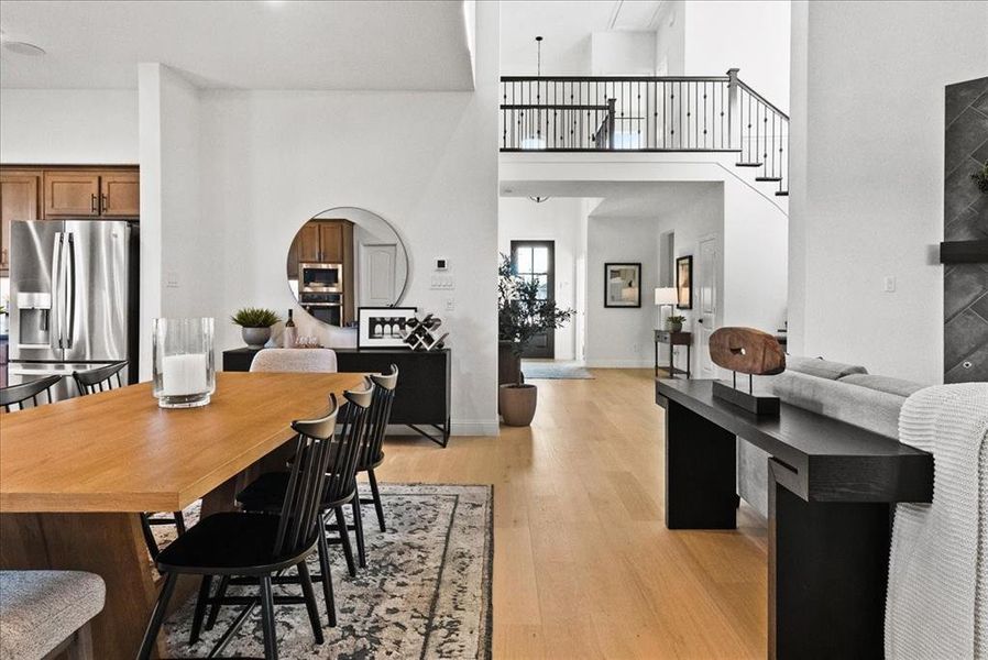Furnished interior view inside a new home in Timberbrook, Justin (Image 5).