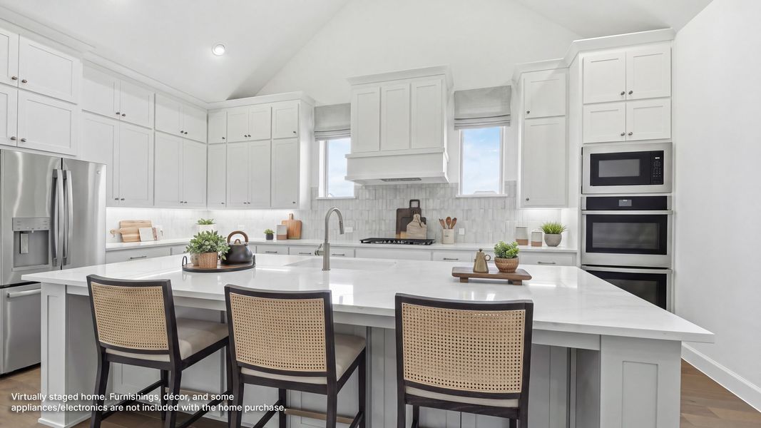 Furnished interior view inside a new home in Sweetgrass, Haslet (Image 5).