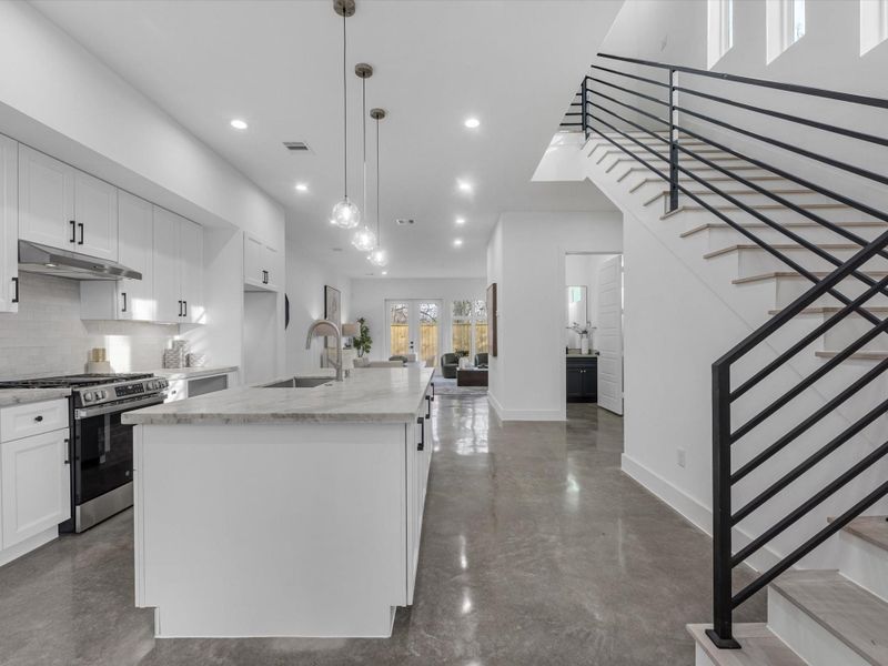 Furnished interior view inside a new home in , Houston (Image 5).