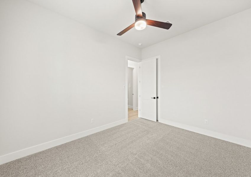 The secondary bedrooms are the perfect space for children's bedrooms or guest rooms.