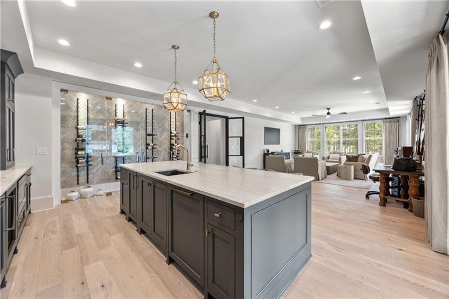Furnished interior view inside a new home in Manor Estates, Alpharetta (Image 63).