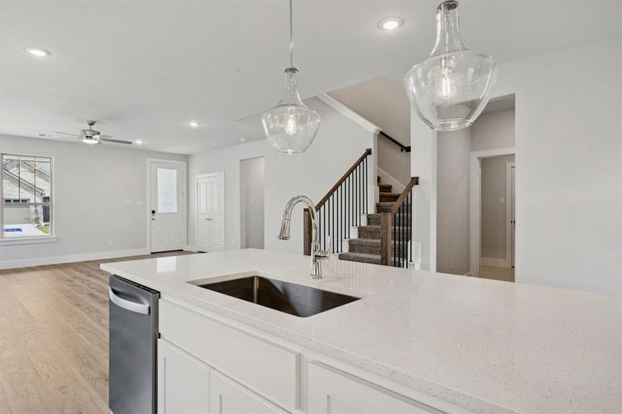 Furnished interior view inside a new home in Dove Hollow, Waxahachie (Image 12). Furnished interior view inside a new home in Dove Hollow, Waxahachie (Image 12).
