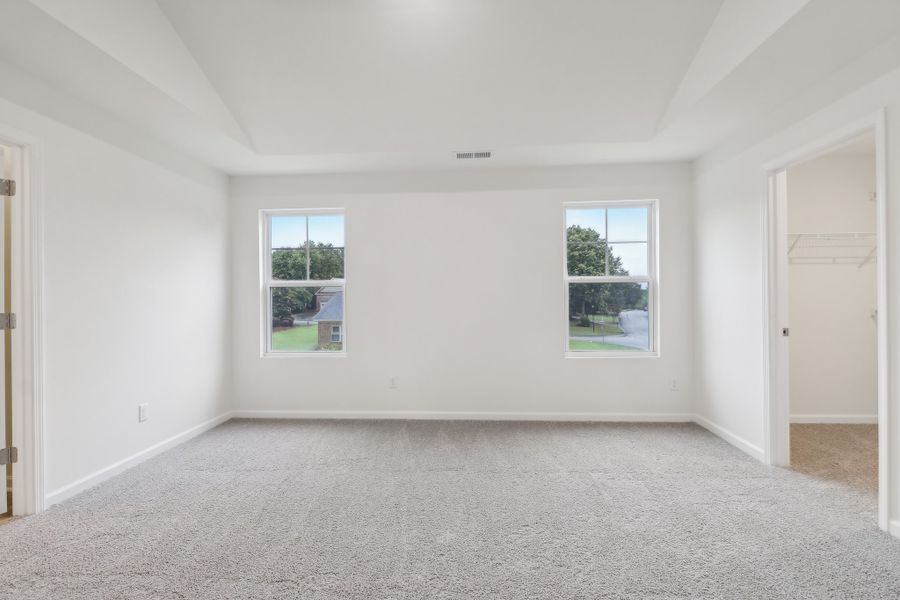 Spacious, unfurnished interior of a new home in Providence Station at Trolley Run, Aiken (Image 15). Spacious, unfurnished interior of a new home in Providence Station at Trolley Run, Aiken (Image 15).