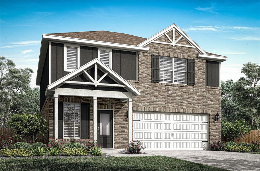 The beautiful exterior of the Victoria floor plan.