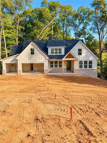 In-progress construction of a new home in , Clermont, GA (Image 5).