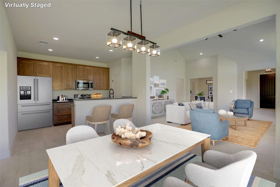 Breakfast / Kitchen Area: Virtually Staged Breakfast / Kitchen Area: Virtually Staged