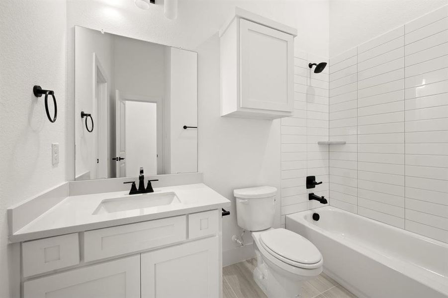 Furnished interior view inside a new home in Westside Preserve, Midlothian (Image 15).