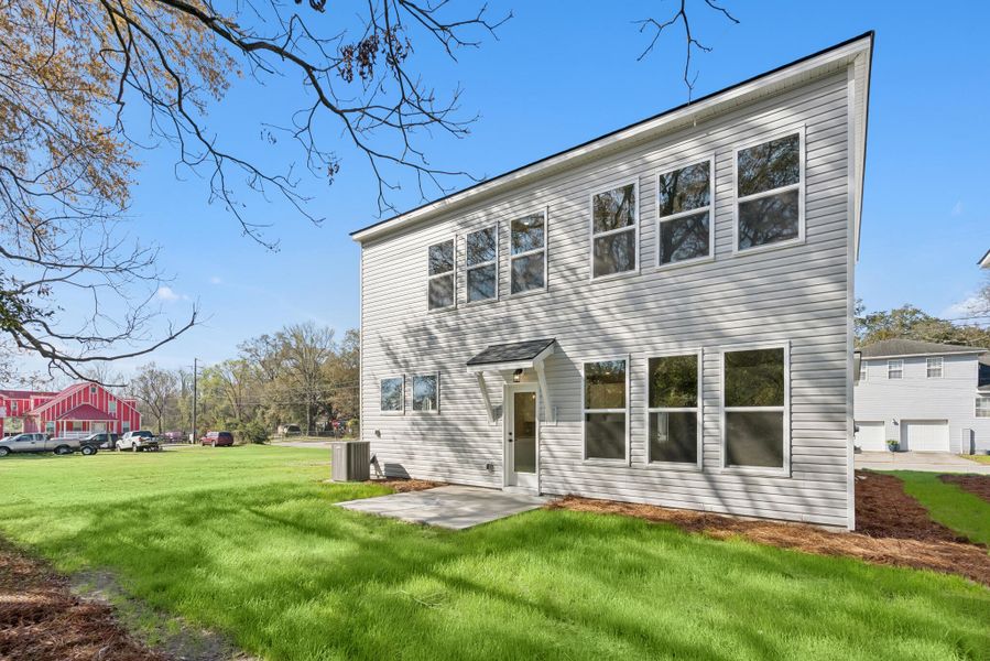 Exterior details and patio area of a home in Discover - Select, North Charleston (Image 3).