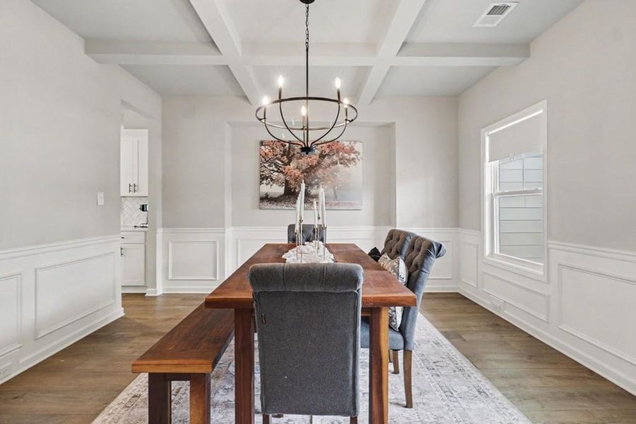 Furnished interior view inside a new home in Belle Hall, Newnan (Image 35).