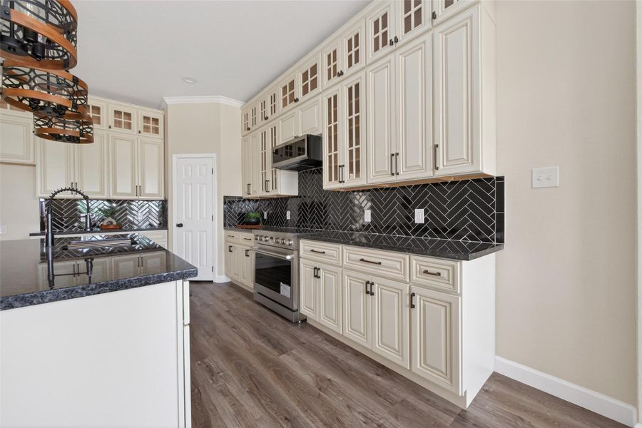 Furnished interior view inside a new home in , Huffman (Image 5).