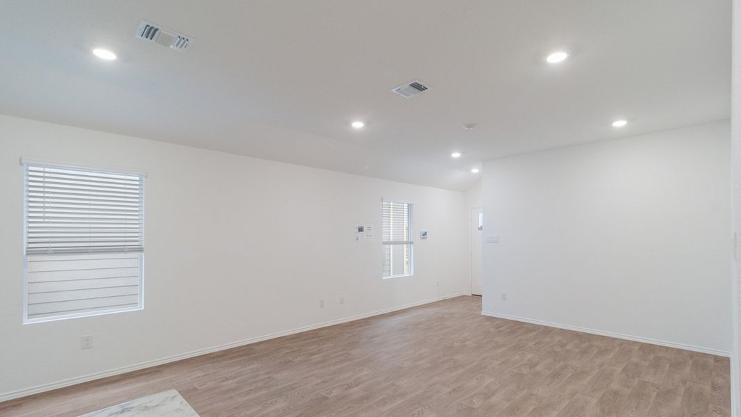 Representative unfurnished interior of a home built from the The Gabriel by D.R. Horton in Valverde, Bastrop (Image 7). Representative unfurnished interior of a home built from the The Gabriel by D.R. Horton in Valverde, Bastrop (Image 7).