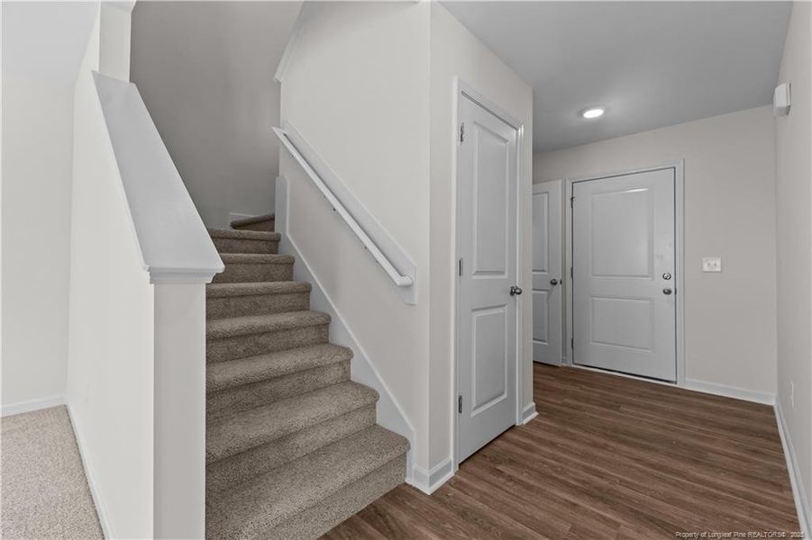 Stairs - All bedrooms upstairs Stairs - All bedrooms upstairs