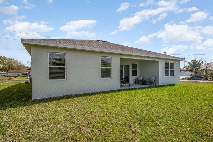 Rear View of Home