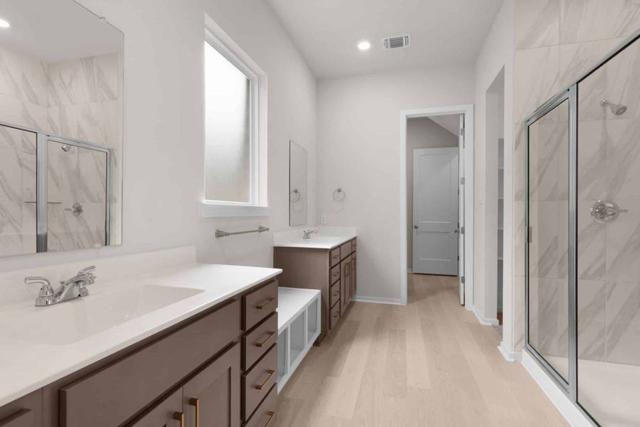 Furnished interior view inside a new home in Parkside on the River, Georgetown (Image 7). Furnished interior view inside a new home in Parkside on the River, Georgetown (Image 7).