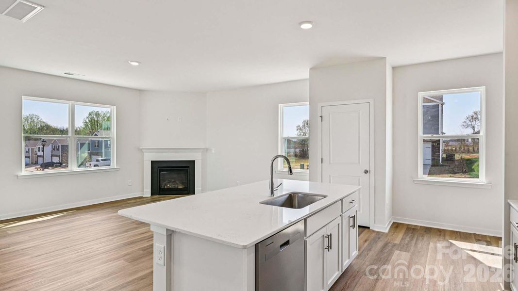 Furnished interior view inside a new home in Clark Creek Landing, Lincolnton (Image 11).