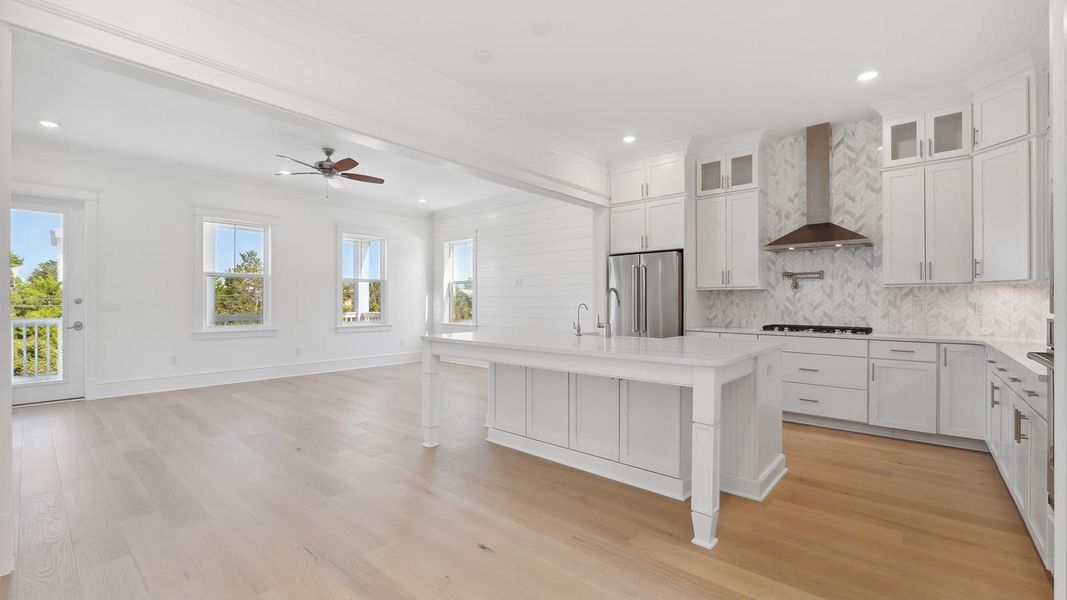 Representative furnished interior of a home built from the Cayman by D.R. Horton in Parkside, Santa Rosa Beach (Image 8).