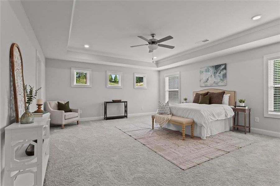 Furnished interior view inside a new home in , Dallas (Image 33).