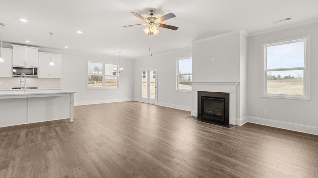 Spacious, unfurnished interior of a new home in Butner Estates, South Fulton (Image 18).
